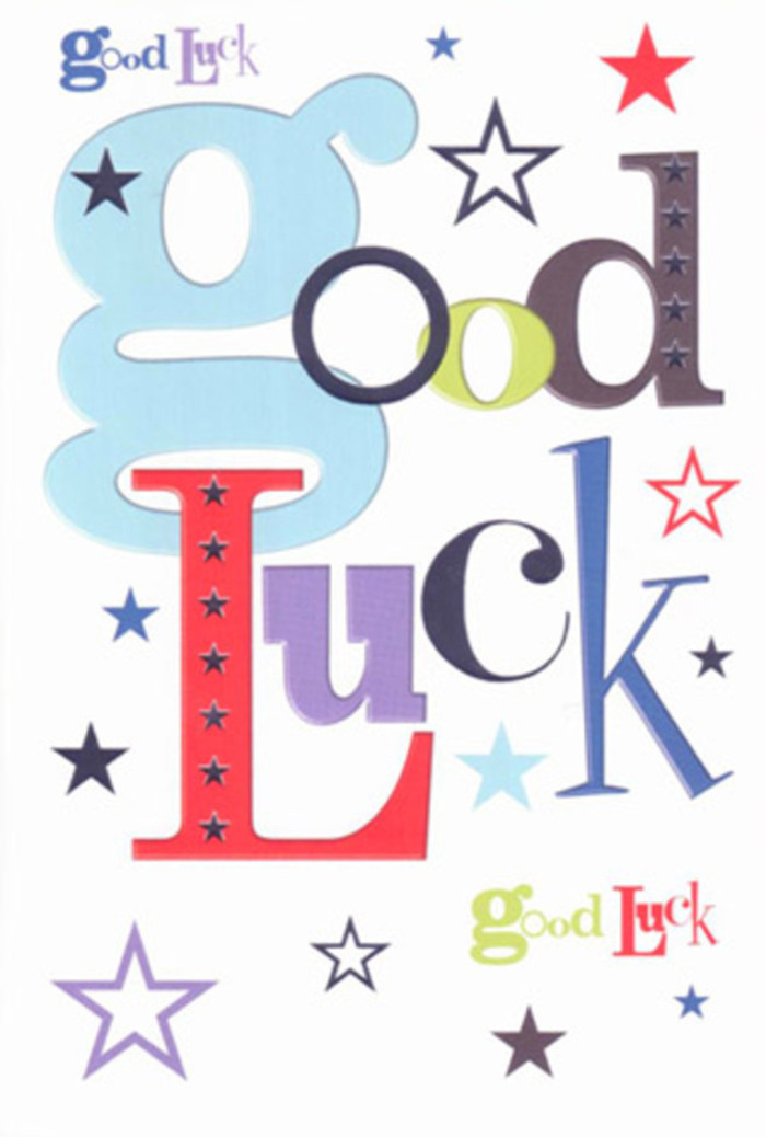 Radiating vibrant charm and community warmth, this good luck card captures the exuberance of a true Holland Park celebration. Each letter is a splash of personality-the generous pastel blue and slender black intertwine with vivid reds and mossy greens, while playful navy, lilac, and lime decals create dynamic starbursts across the pure white background. The design echoes the supportive energy you might feel from friends gathering at Holland Park's Serpentine Walk, full of laughter and hope for new beginnings. There's an artful balance in the card's wide, airy layout; every hue and font choice breathes, creating a light, modern feel, as if you can almost sense the cool breeze drifting from the park itself. The tactile smoothness of the card, combined with its cheerful composition, creates a tactile joy that mirrors the delight in forming an uplifting bouquet for a neighbor's special day. Crafted for exams, auditions, or new ventures, this card serves not just as encouragement, but as a talisman-brimming with hope, charm, and the quiet belief that good things are destined for their next step in Holland Park or beyond.